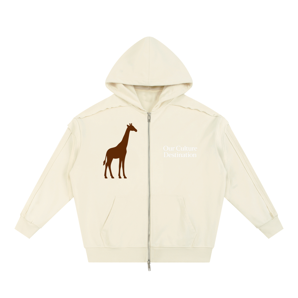 OCD Double Layered Zip Hoodie